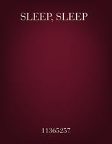 Sleep, Sleep TTBB choral sheet music cover
